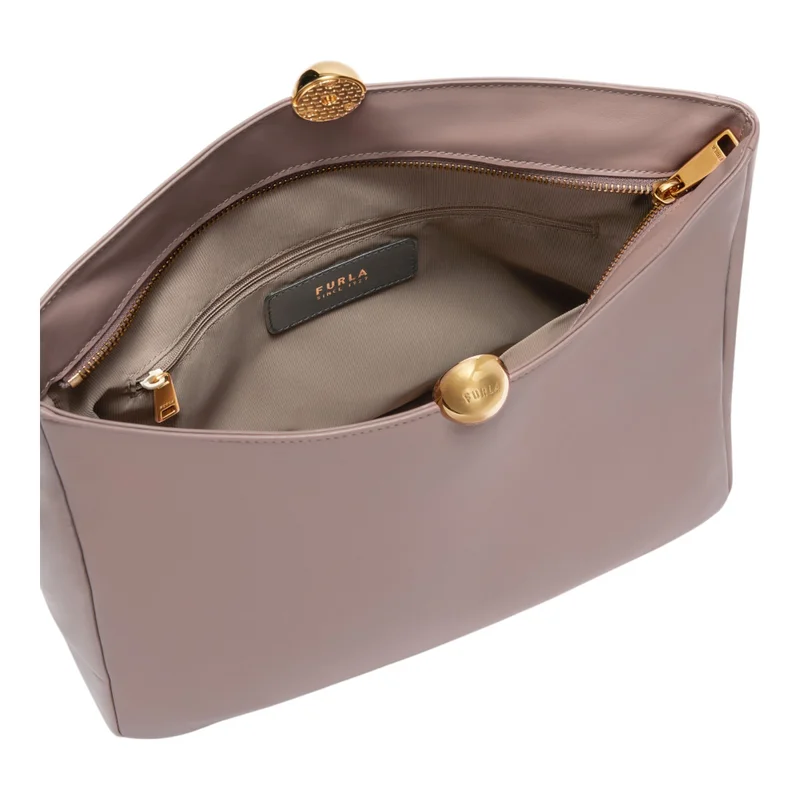 Furla Pink Sfera Soft Clutch M for Women | Best Price UAE
